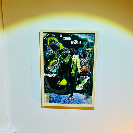 BE YOUR OWN GUARDIAN ANGEL - Empowerment Collage Art Print