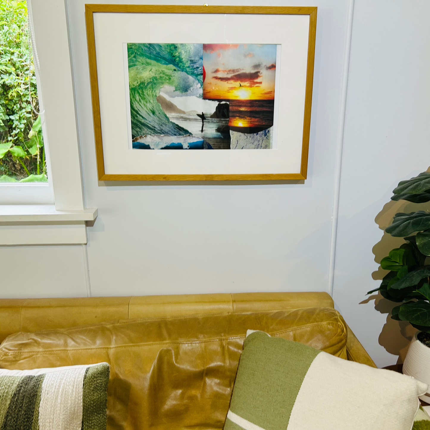 BYRON BAY – Spiritual Ocean Collage Art Print