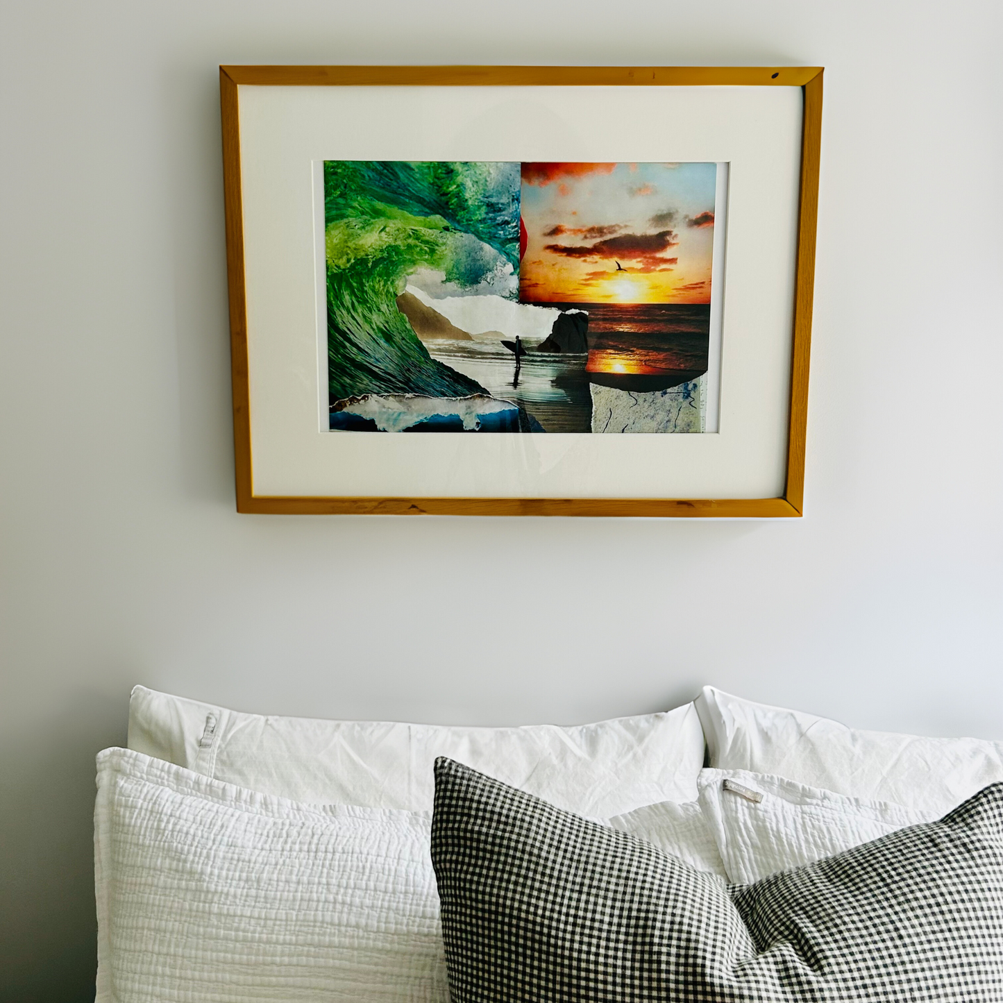 BYRON BAY – Spiritual Ocean Collage Art Print