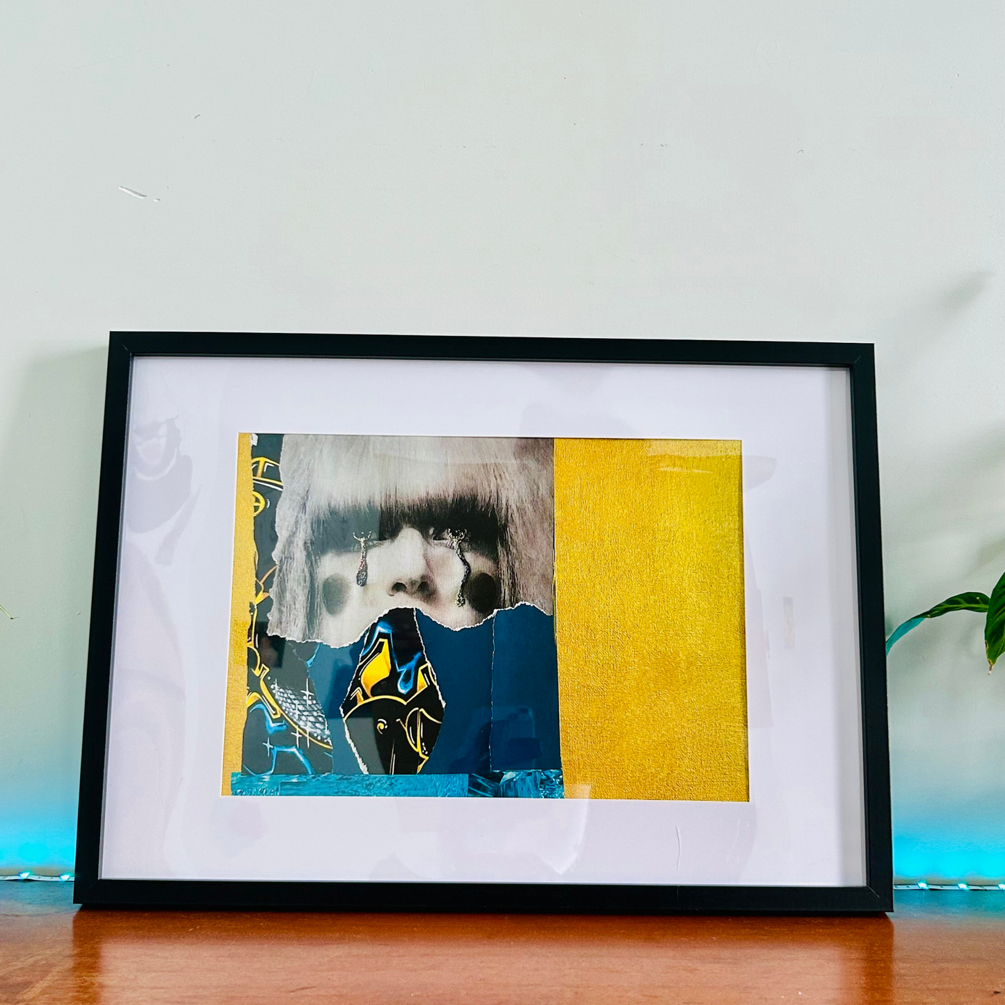 DEEP REST - Emotional Healing Collage Art Print