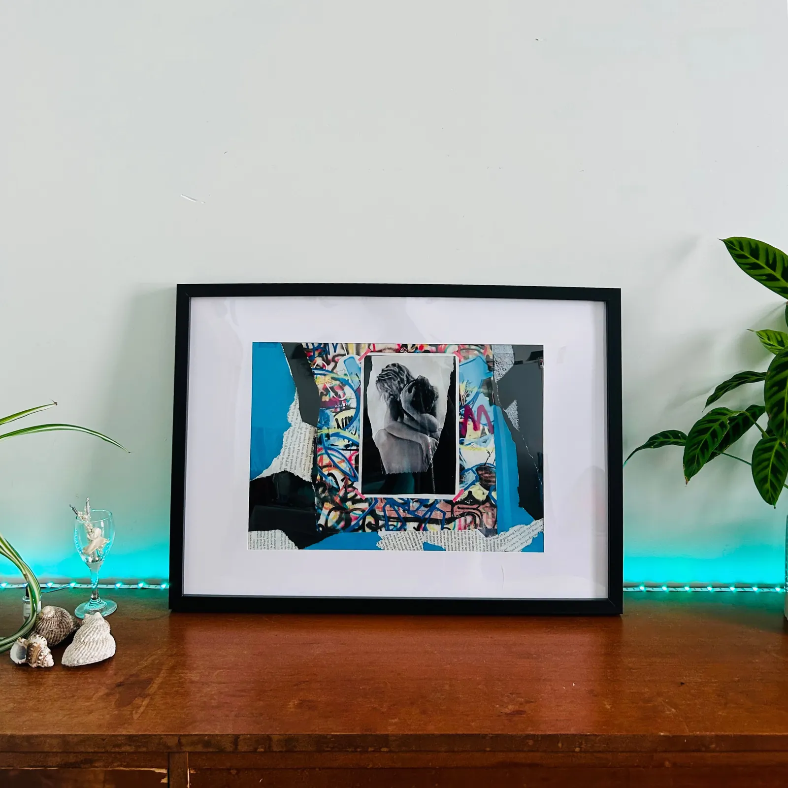 Be The One, Urban Love Collage Art Print